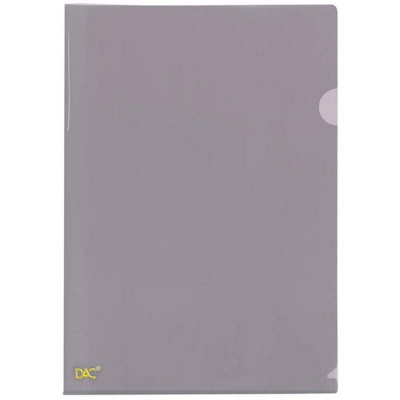 PASTA EM L A4 42PP FUME DAC - REF. 42FM - PACOTE COM 10 UNIDADES