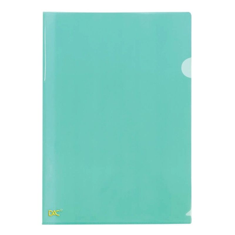 PASTA EM L A4 42PP VERDE DAC - REF. 42VD - CAIXA COM 10 UNIDADES