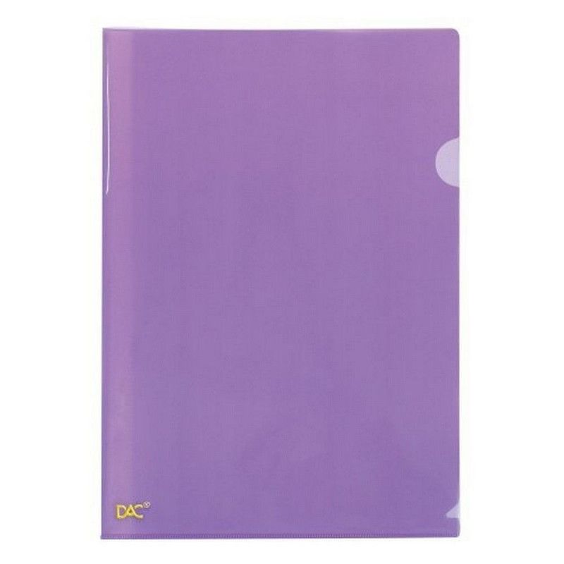 PASTA EM L A4 42PP LILAS DAC - REF. 42LI - CAIXA COM 10 UNIDADES