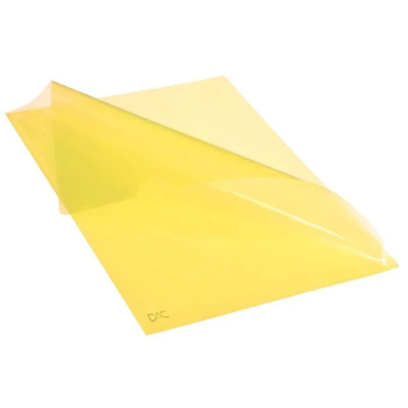 PASTA EM L OFICIO 041PP AMARELO DAC - REF. 41AM - CAIXA COM 10 UNIDADES