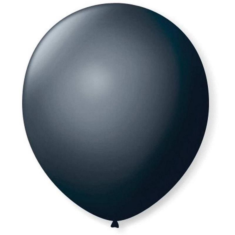 BALAO NUMERO 7 PRETO EBANO COM 50 - REF. 17.60.50 - PACOTE COM 50 UNIDADES