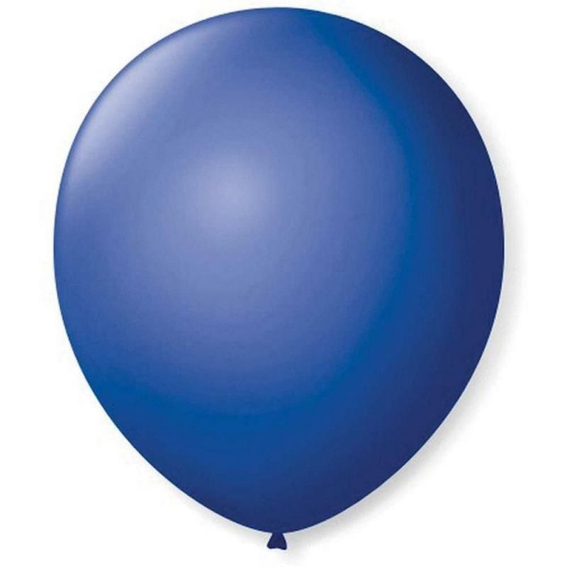 BALAO NUMERO 7 AZUL COBALTO COM 50 - REF. 17.50.50 - PACOTE COM 50 UNIDADES