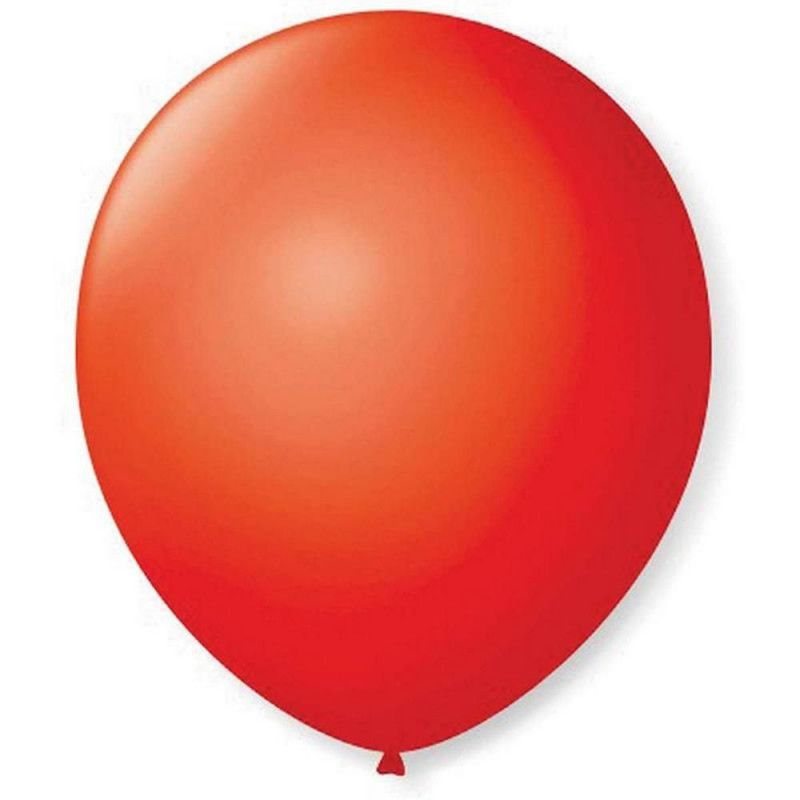 BALAO NUMERO 7 VERMELHO QUENTE COM 50 - REF. 17.56.50 - PACOTE COM 50 UNIDADES
