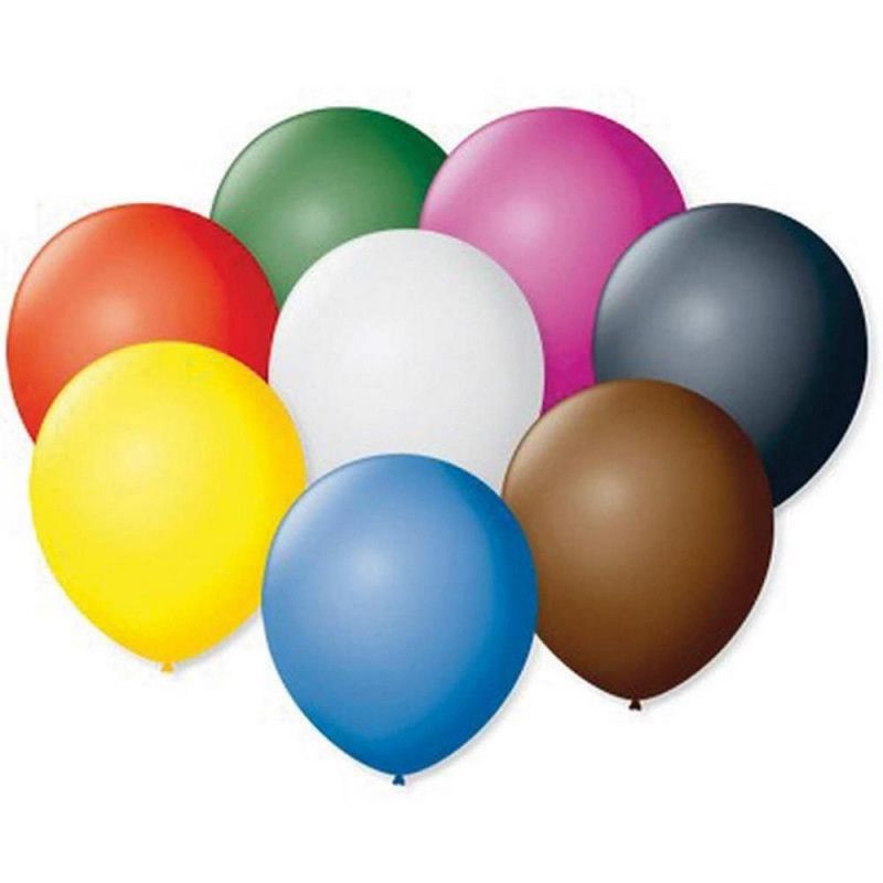 BALAO NUMERO 7 SORTIDO COM 50 - REF. 17.96.50 - PACOTE COM 50 UNIDADES