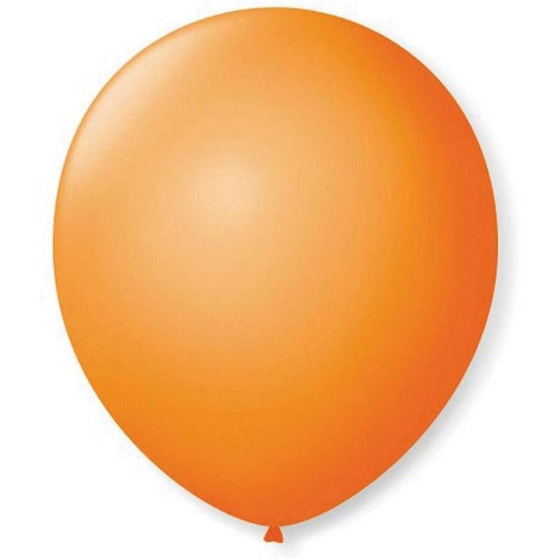 BALAO NUMERO 7 LARANJA MANDARIM COM 50 - REF. 17.54.50 - PACOTE COM 50 UNIDADES