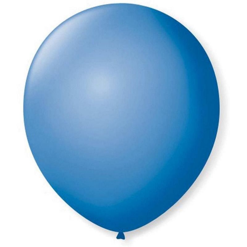 BALAO NUMERO 7 AZUL TURQUESA COM 50 - REF. 17.51.50 - PACOTE COM 50 UNIDADES