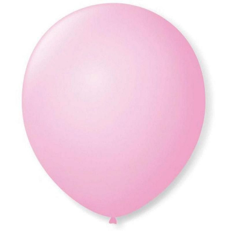 BALAO NUMERO 7 ROSA BEBE COM 50 - REF. 17.65.50 - PACOTE COM 50 UNIDADES