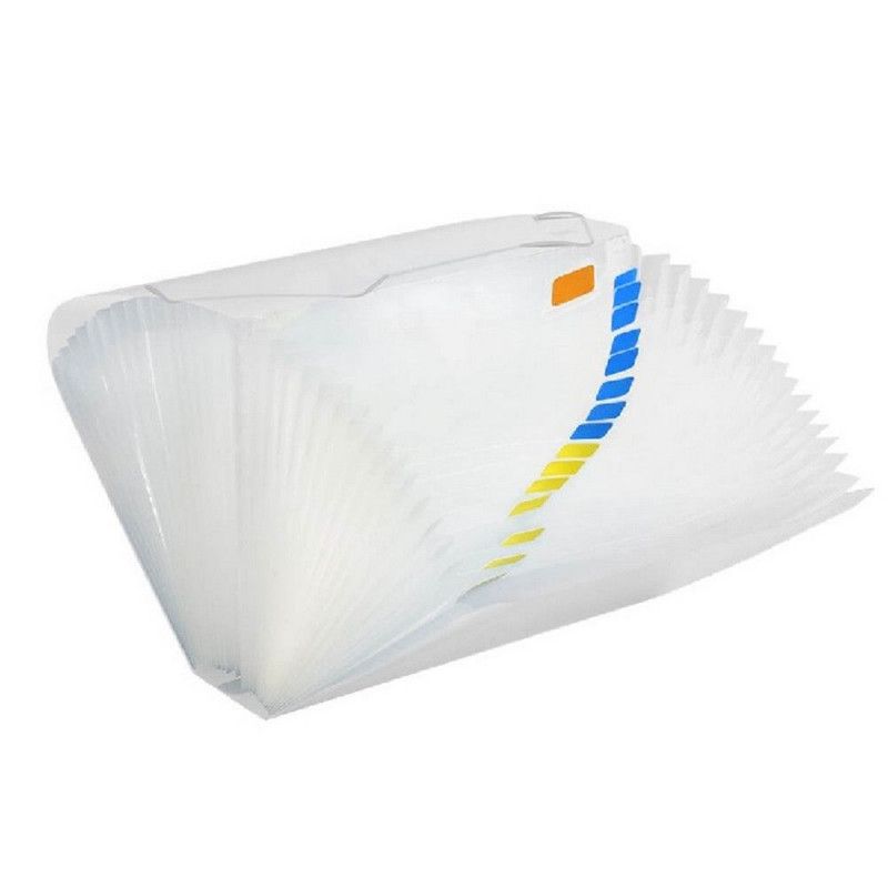PASTA SANFONADA OFICIO 31 DIVISORIAS TRANSPARENTE DAC - REF. 6019-TR - 1 UNIDADE