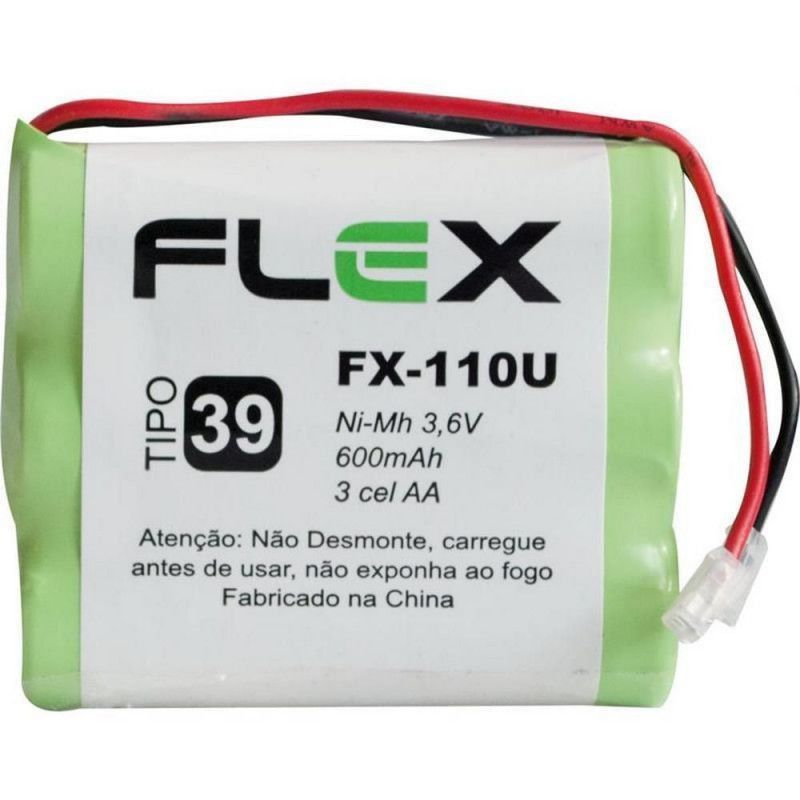 BATERIA PARA TELEFONE SEM FIO 3 CELULAS TIPO AA - 1 UNIDADE