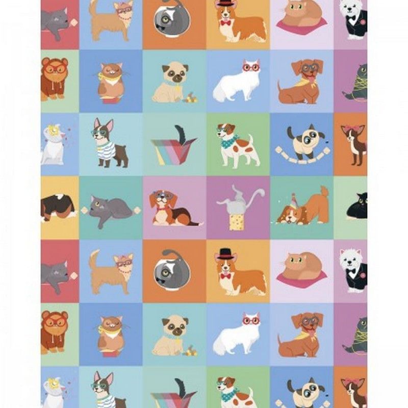 PAPEL PARA PRESENTE PERSONAGENS GRAFONS - 1 UNIDADE
