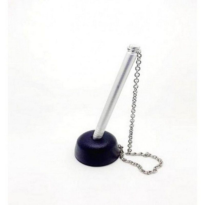 CANETA FIXA BOLA PRETO - 1 UNIDADE