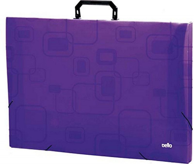 MALETA A3 COM ALCA SMILE ROXA 2151.R DELLO - REF. 2151.R - 1 UNIDADE