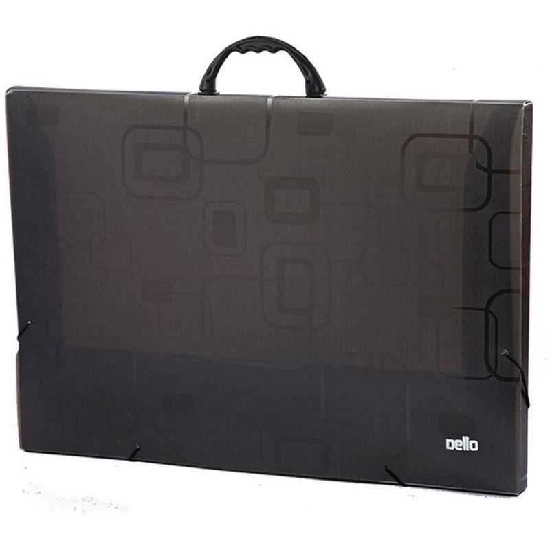 MALETA A3 COM ALCA SMILE FUME 2151.I DELLO - REF. 2151.I - 1 UNIDADE