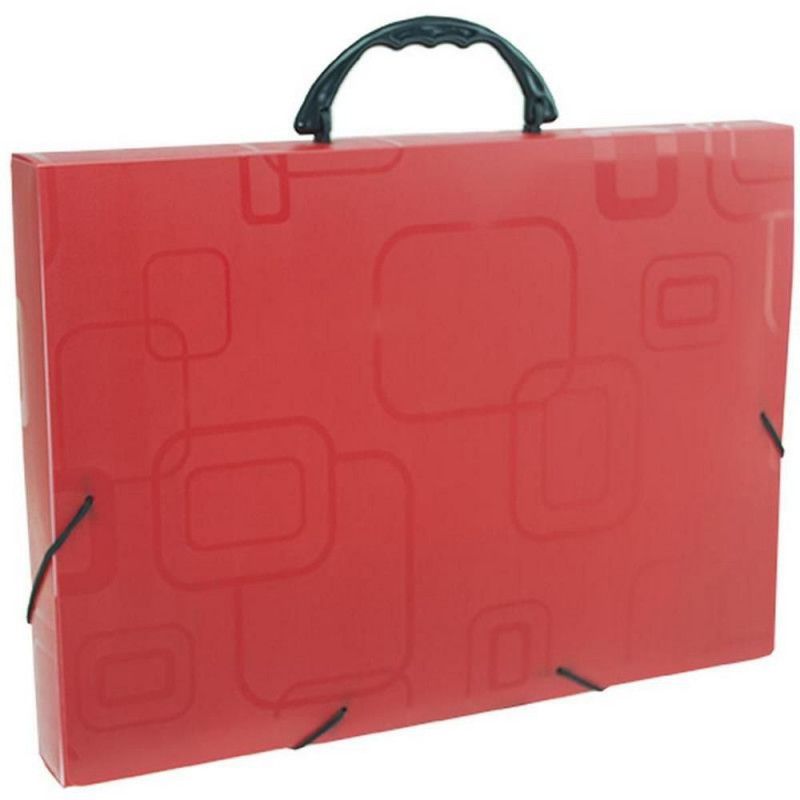 MALETA OFICIO COM ALCA VERMELHO 2152.U DELLO SMILE - REF. 2152.U - 1 UNIDADE