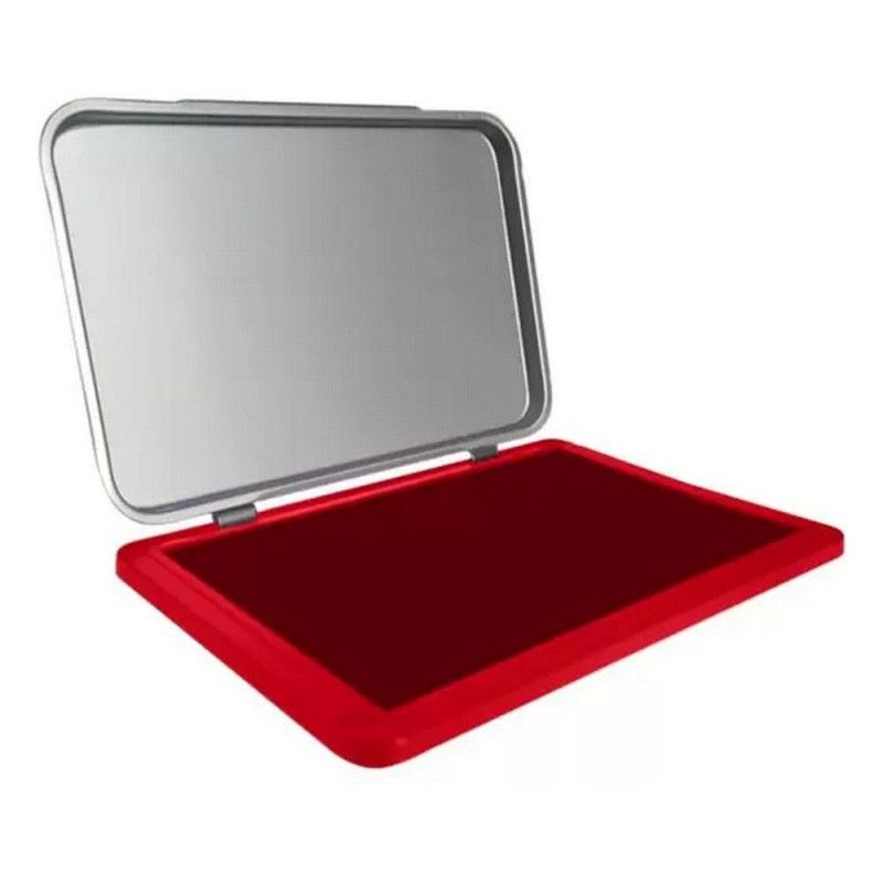 ALMOFADA CARIMBO N 3 VERMELHO MASTERPRINT - 1 UNIDADE