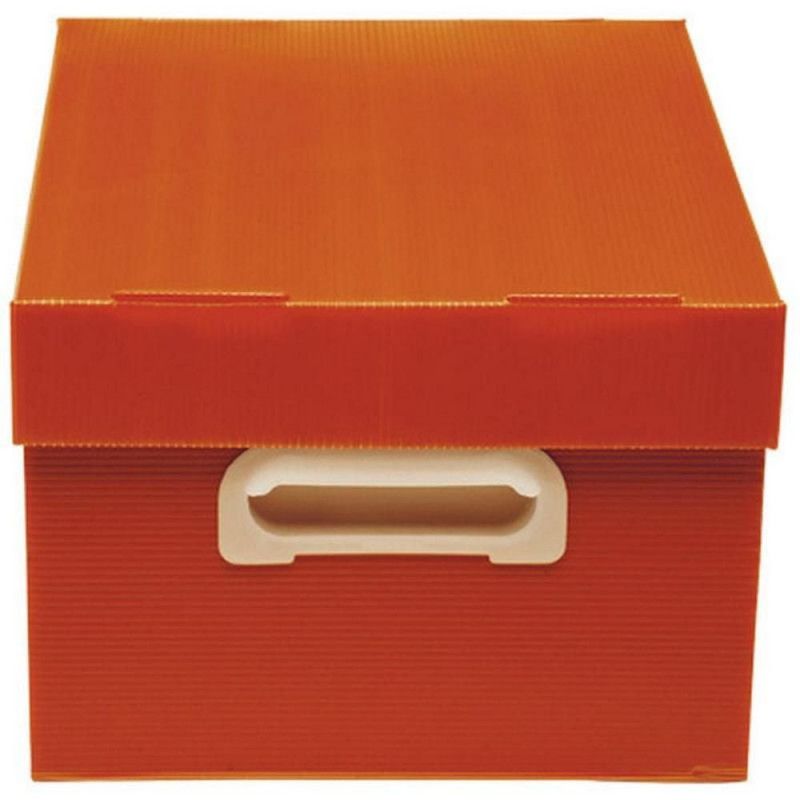 CAIXA ORGANIZADORA M 370X280X212MM VERMELHA POLIBRAS - REF. 22207 - 1 UNIDADE