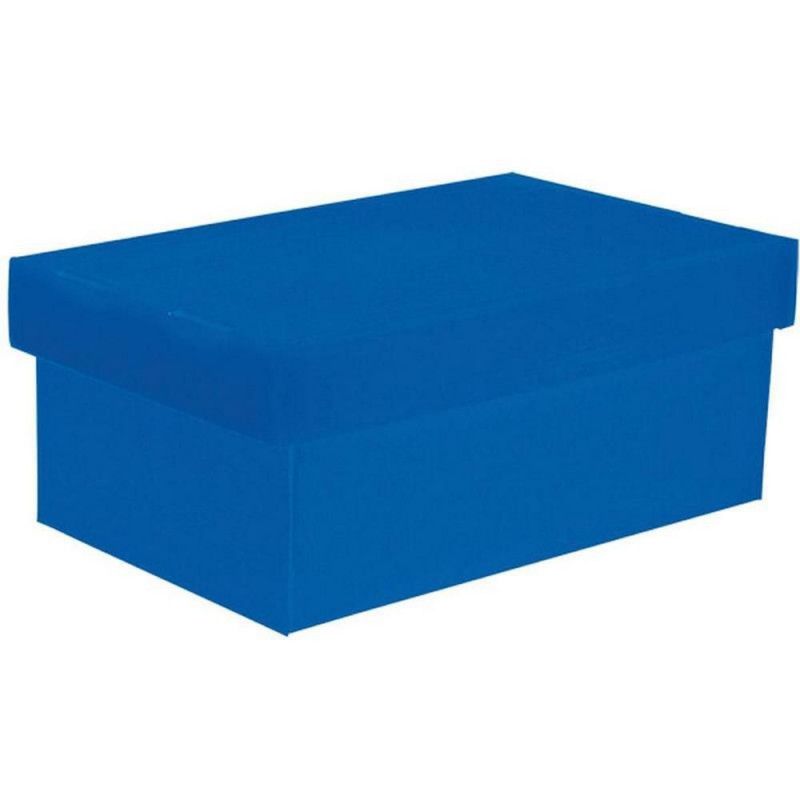 CAIXA ORGANIZADORA MINI SAPATO 285X175X120MM AZUL POLIBRAS - REF. 21709 -1 UNIDADE