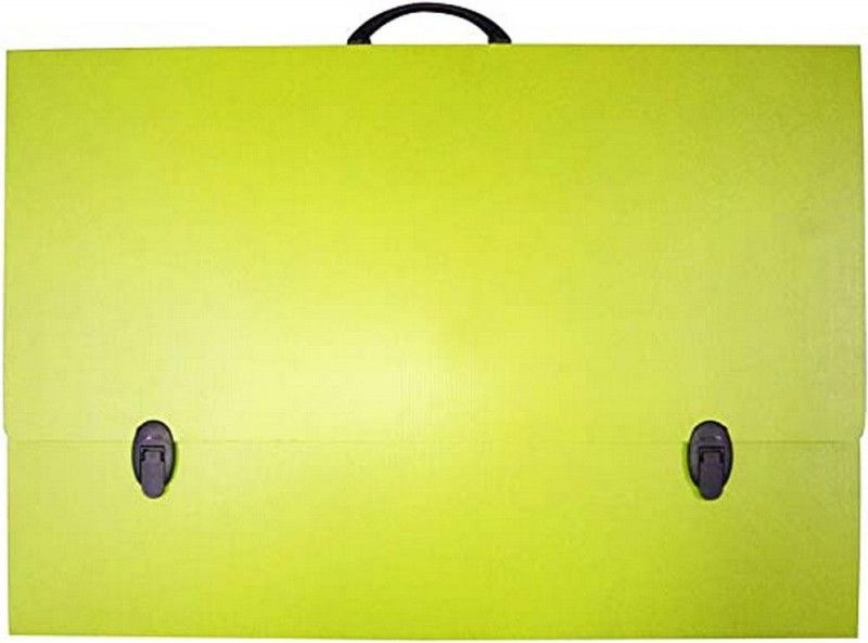 MALETA A3 COM ALCA POLIONDA AMARELO POLIBRAS - REF. 186706 - 1 UNIDADE