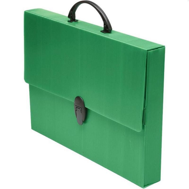 MALETA OFICIO COM ALCA POLIONDA VERDE POLIBRAS - REF. 205/30208 - 1 UNIDADE