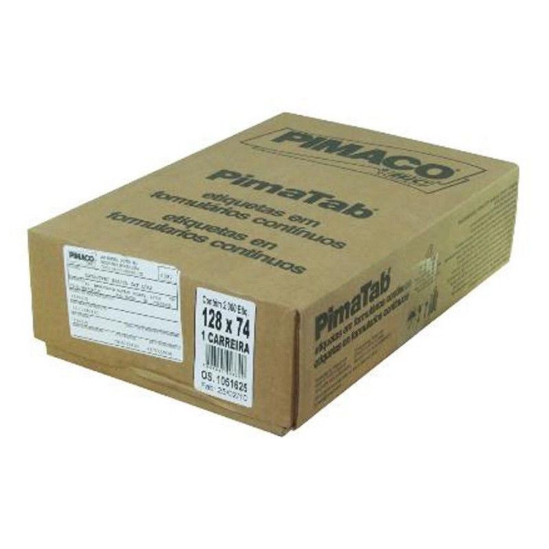 ETIQUETA 1 CAR. 128X74 PIMACO - 12874 UN COM 1 UN