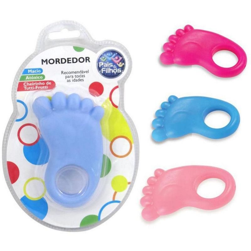 MORDEDOR PEZINHO SORTIDO PAIS E FILHOS - REF. 7704 - 1 UNIDADE