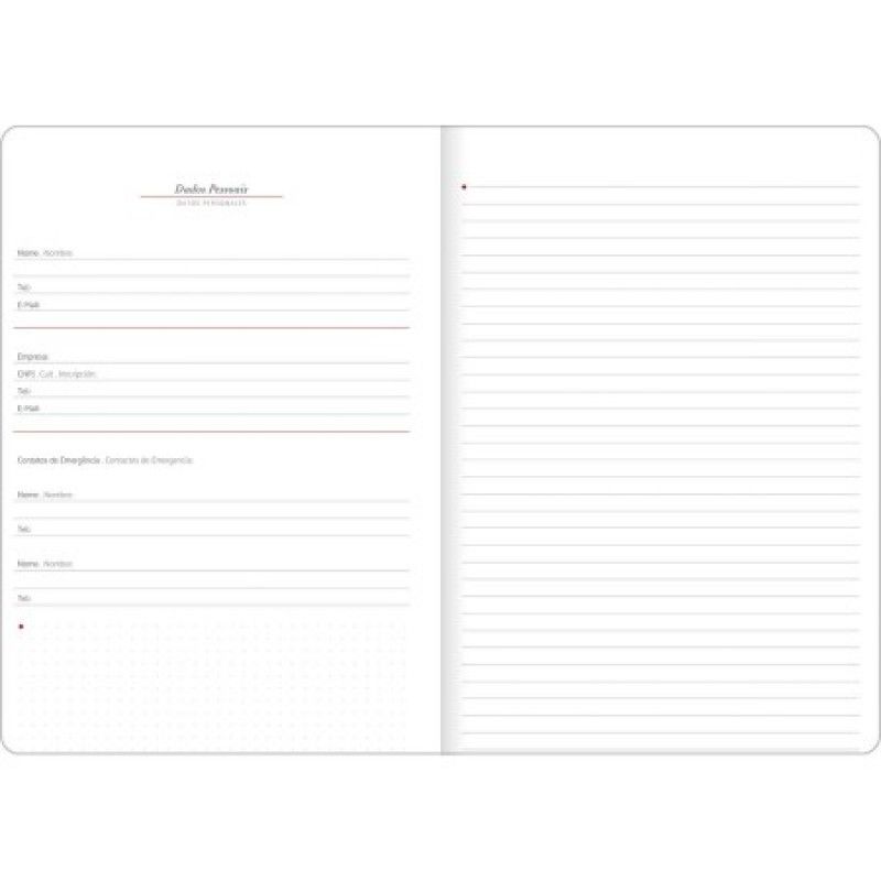 PLANNER EXECUTIVO GRAMPEADO CAMBRIDGE M7 TILIBRA 2025 - REF. 130257 - PACOTE COM 10 UNIDADES