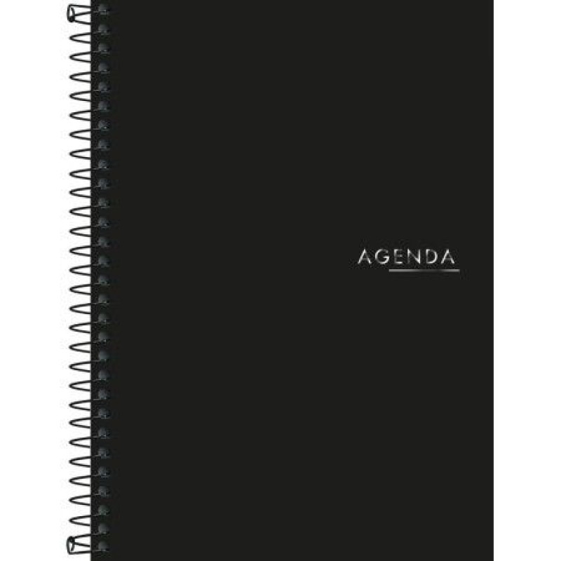 AGENDA ESPIRAL PERMANENTE NAPOLI M5 TILIBRA - REF. 14163 - PACOTE COM 5 UNIDADES