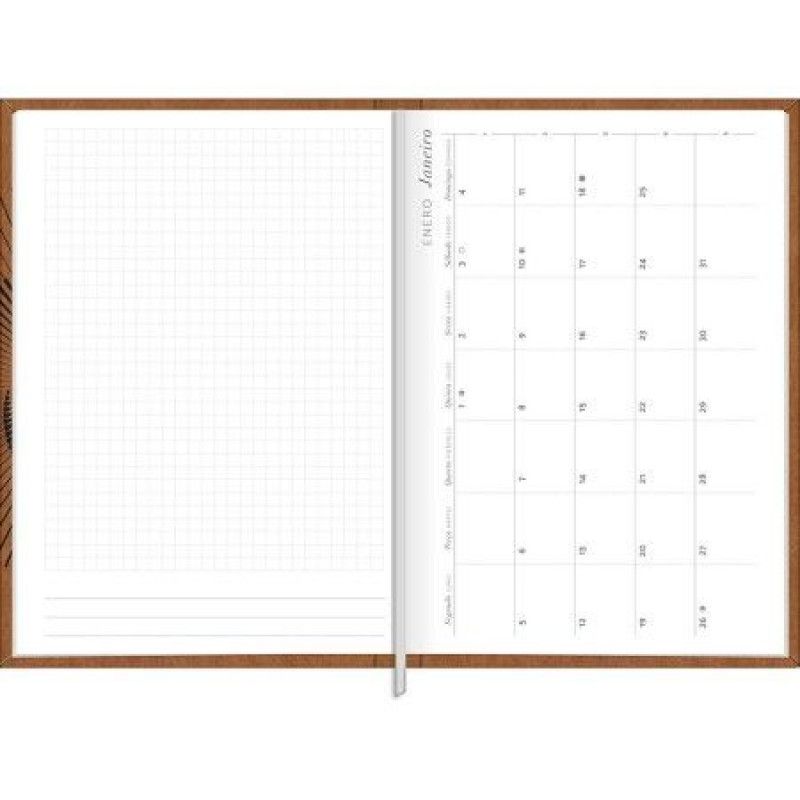 AGENDA COSTURADA PRATIKA CORES TILIBRA 2026 - REF. 120081 - PACOTE COM 5 UNIDADES