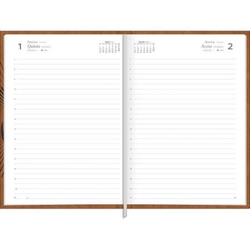 AGENDA COSTURADA PRATIKA CORES TILIBRA 2026 - REF. 120081 - PACOTE COM 5 UNIDADES