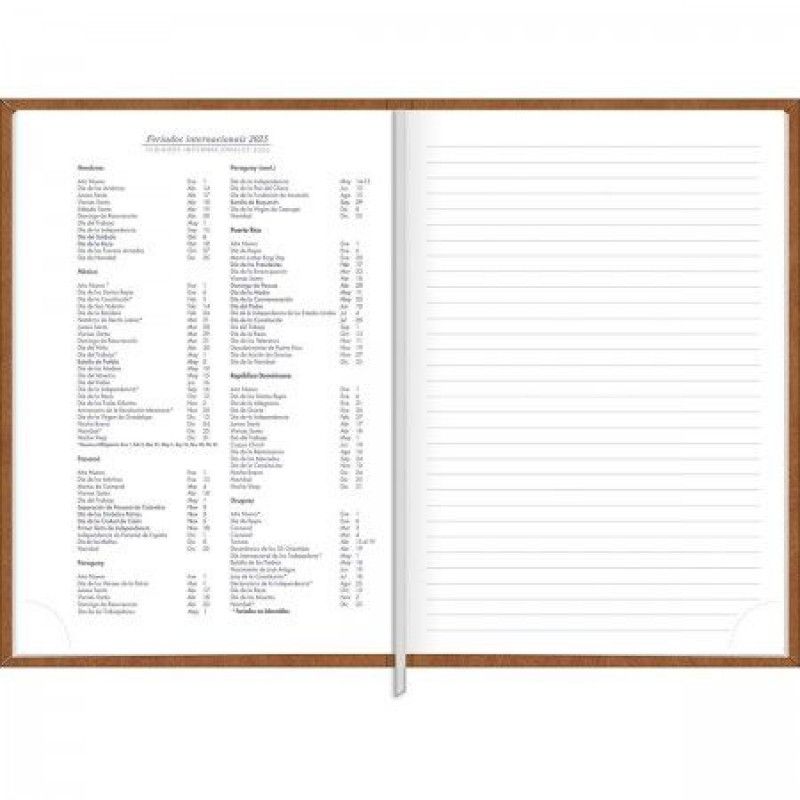 AGENDA COSTURADA PRATIKA CORES TILIBRA 2025 - REF. 120081 - PACOTE COM 5 UNIDADES