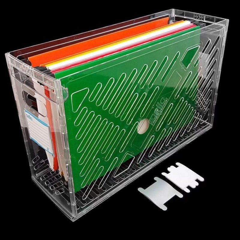 ARQUIVO PASTA SUSPENSA COM 6 PASTAS DELLOCOLOR SORTIDAS - REF. 0321.H - 1 UNIDADE