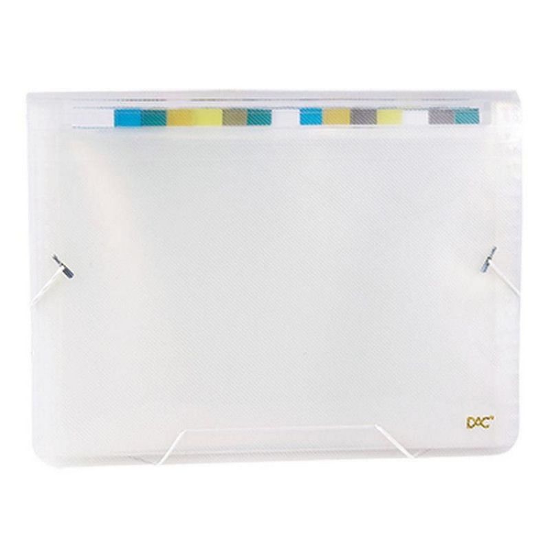 PASTA SANFONADA A4 31 DIVISORIAS TRANSPARENTE DAC - REF. 6018-TR - 1 UNIDADE