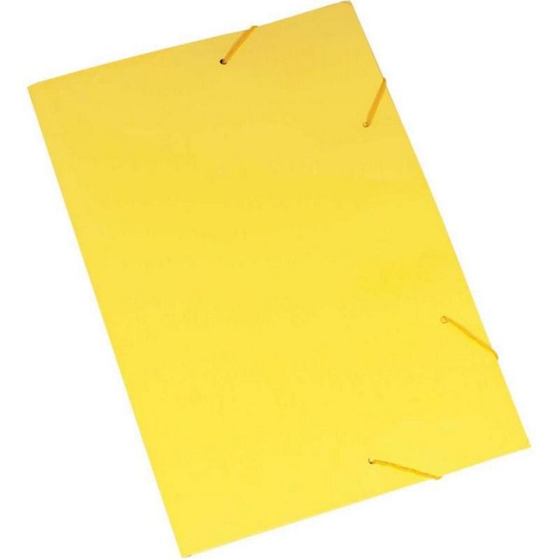 PASTA ABA ELASTICO PAPELAO OFICIO AMARELO POLYCART - REF. 2004-AM - CAIXA COM 20 UNIDADES