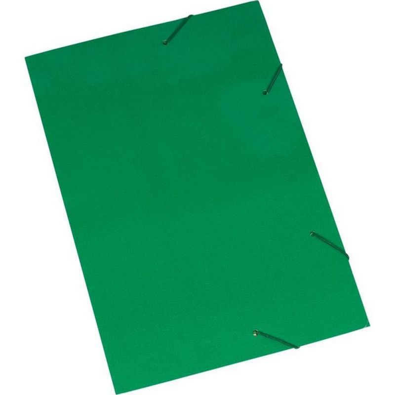 PASTA ABA ELASTICO PAPELAO OFICIO VERDE POLYCART - REF. 2004-VD - CAIXA COM 20 UNIDADES