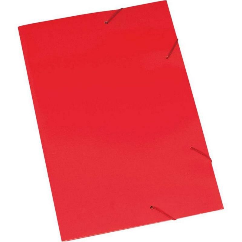 PASTA ABA ELASTICO PAPELAO OFICIO VERMELHO POLYCART - REF. 2004-VM - CAIXA COM 20 UNIDADES