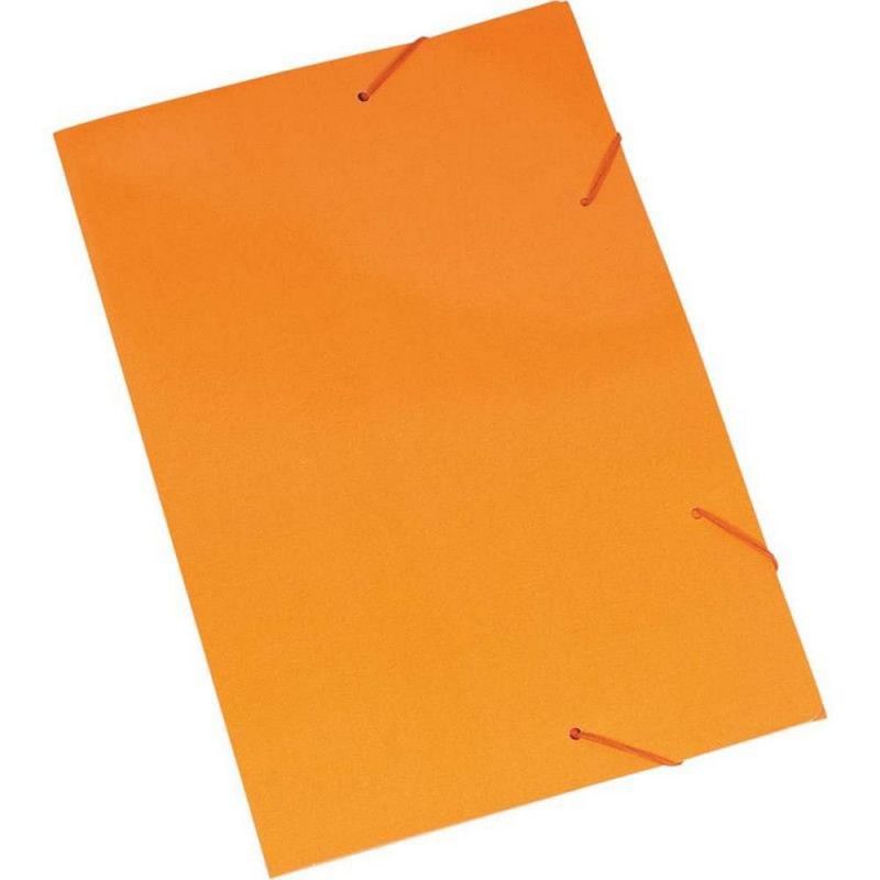 PASTA ABA ELASTICO PAPELAO OFICIO LARANJA POLYCART - REF. 2004-LR - CAIXA COM 20 UNIDADES