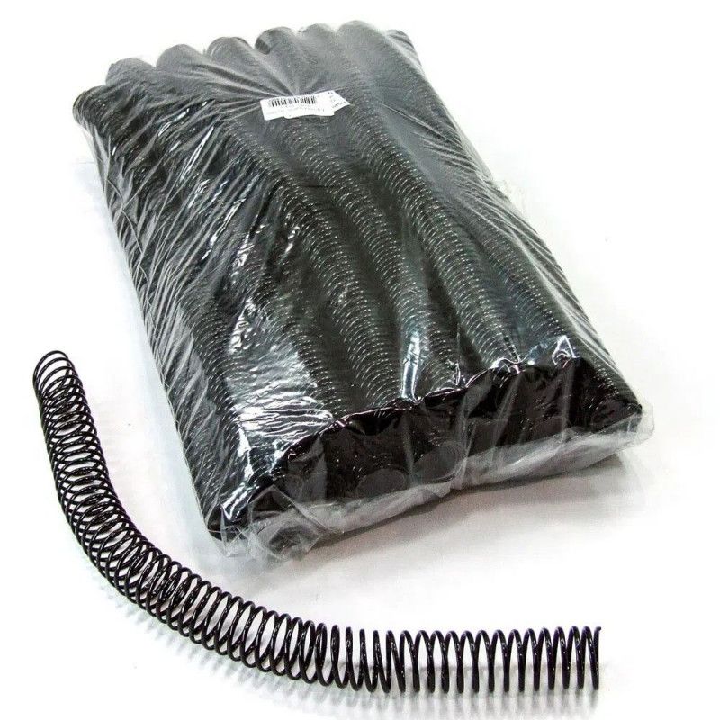 ESPIRAL 23 MM PRETO 150 FOLHAS - CAIXA COM 60 UNIDADES
