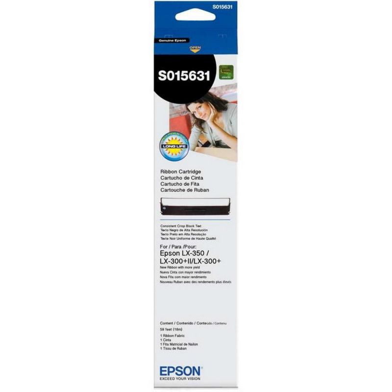 FITA IMPRESSORA LX300/LX350 EPSON - REF. S015631 - 1 UNIDADE