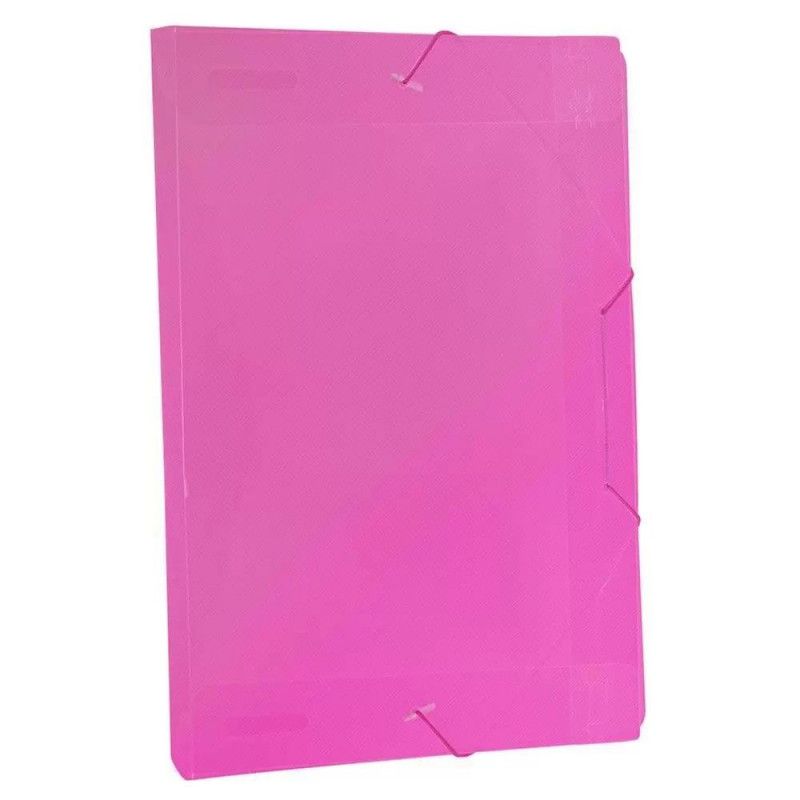 PASTA ABA ELASTICA PLASTICA 20MM SOFT ROSA - REF. 502RS - CAIXA COM 10 UNIDADES