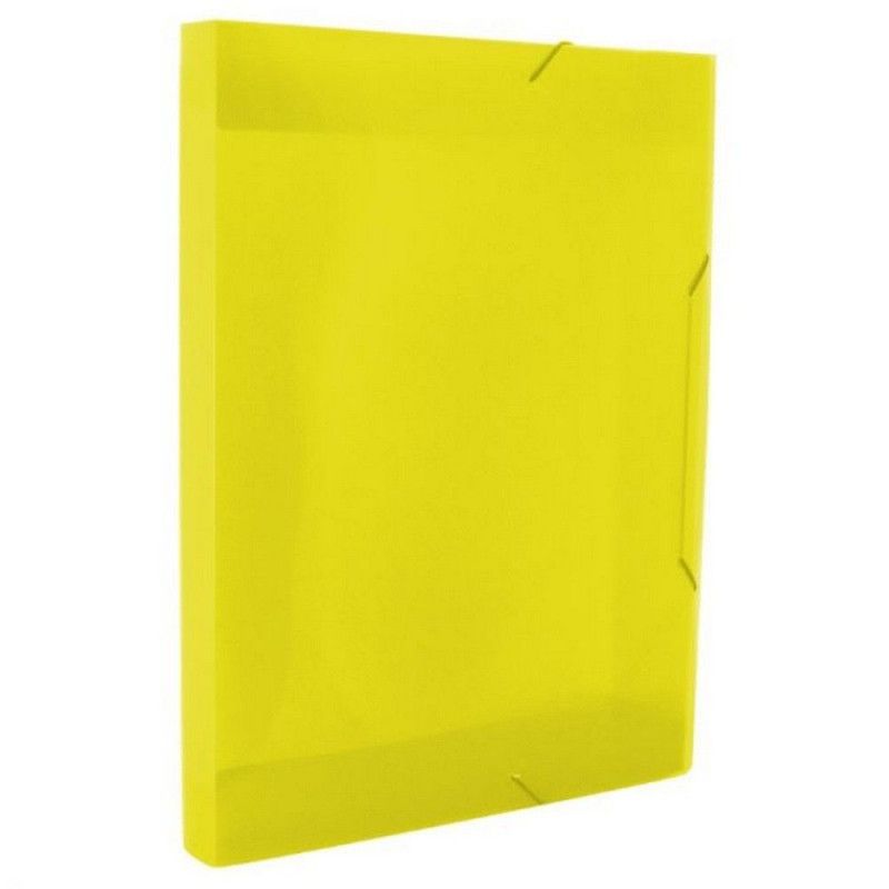 PASTA ABA ELASTICA PLASTICA 30MM SOFT AMARELO DAC - REF. 503AM - CAIXA COM 10 UNIDADES