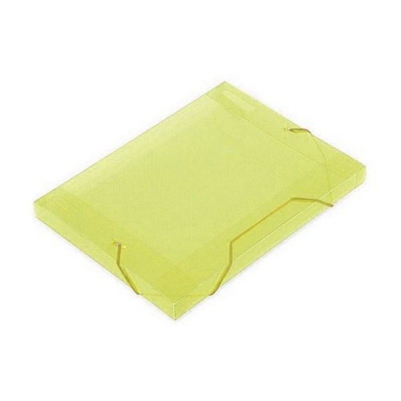 PASTA ABA ELASTICA PLASTICA 30MM SOFT AMARELO DAC - REF. 503AM - CAIXA COM 10 UNIDADES