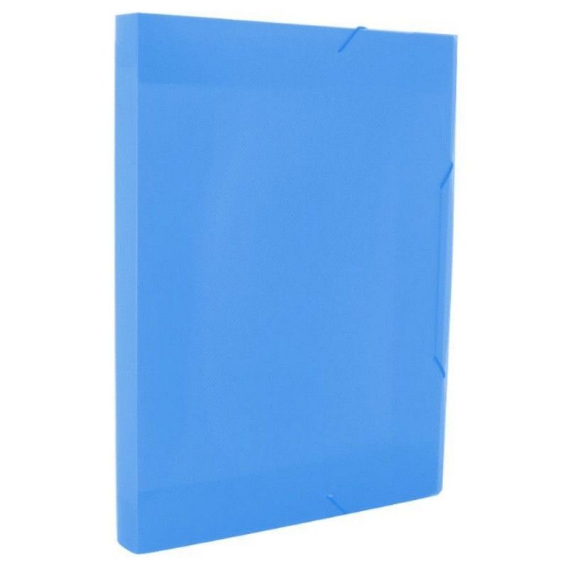 PASTA ABA ELASTICA PLASTICA 30MM SOFT AZUL DAC - REF. 503AZ - CAIXA COM 10 UNIDADES