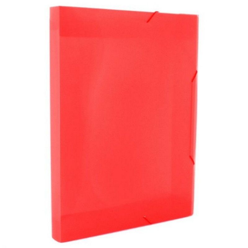 PASTA ABA ELASTICA PLASTICA 30MM SOFT VERMELHO DAC - REF. 503VM - CAIXA COM 10 UNIDADES