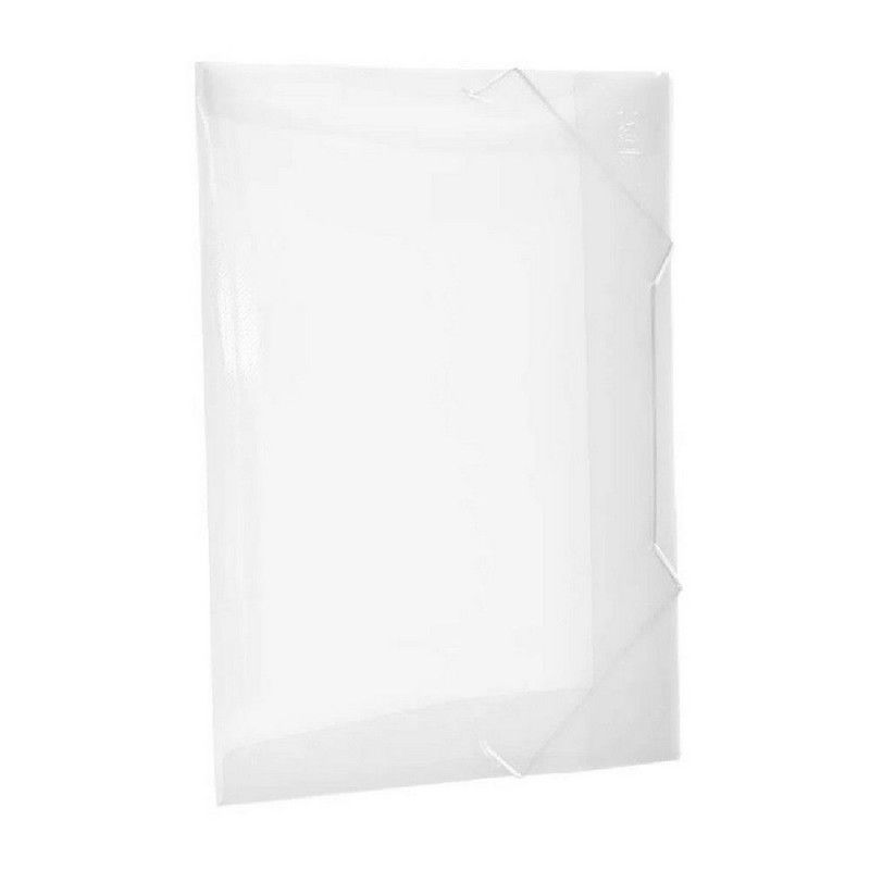 PASTA ABA ELASTICO PLASTICA MINI SOFT TRANSPARENTE DAC - REF. 500TR - CAIXA COM 10 UNIDADES