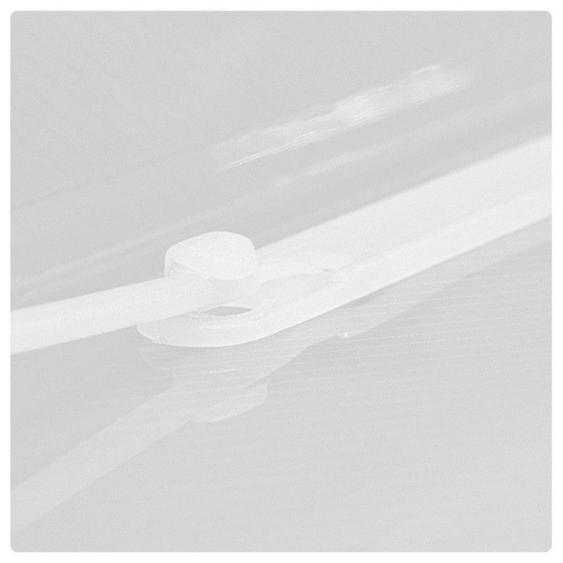 PASTA COM GRAMPO TRILHO PLASTICA TRANSPARENTE DAC - REF. 606TR - CAIXA COM 10 UNIDADES