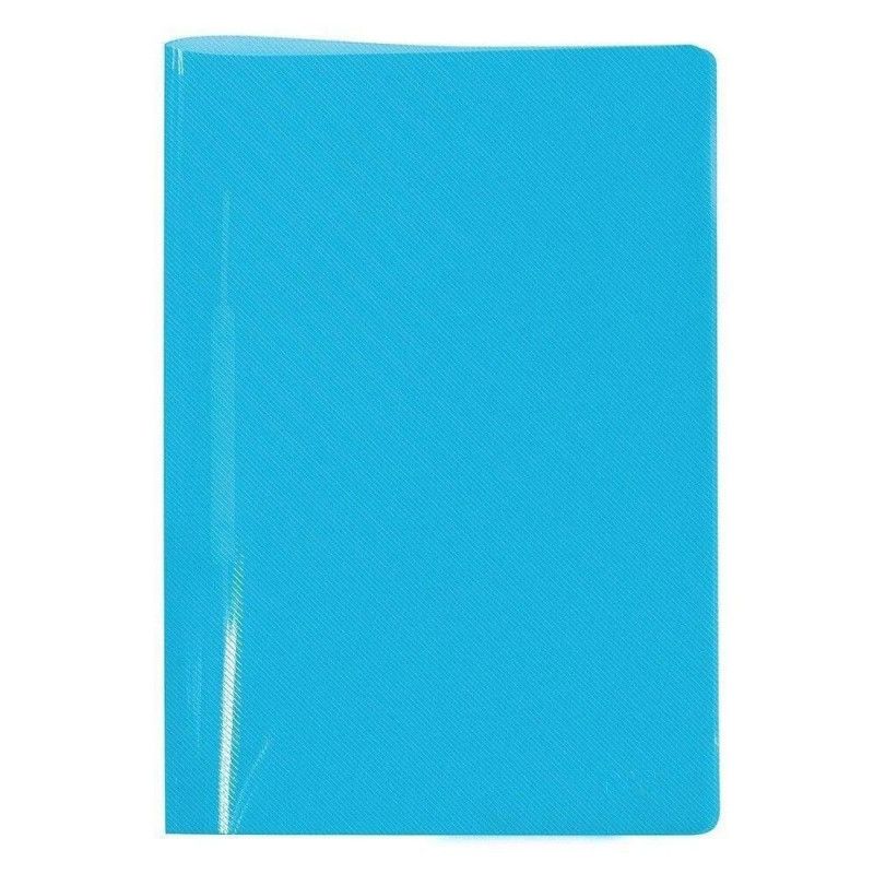 PASTA COM GRAMPO TRILHO PLASTICA AZUL DAC - REF. 606AZ - CAIXA COM 10 UNIDADES