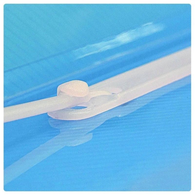 PASTA COM GRAMPO TRILHO PLASTICA AZUL DAC - REF. 606AZ - CAIXA COM 10 UNIDADES