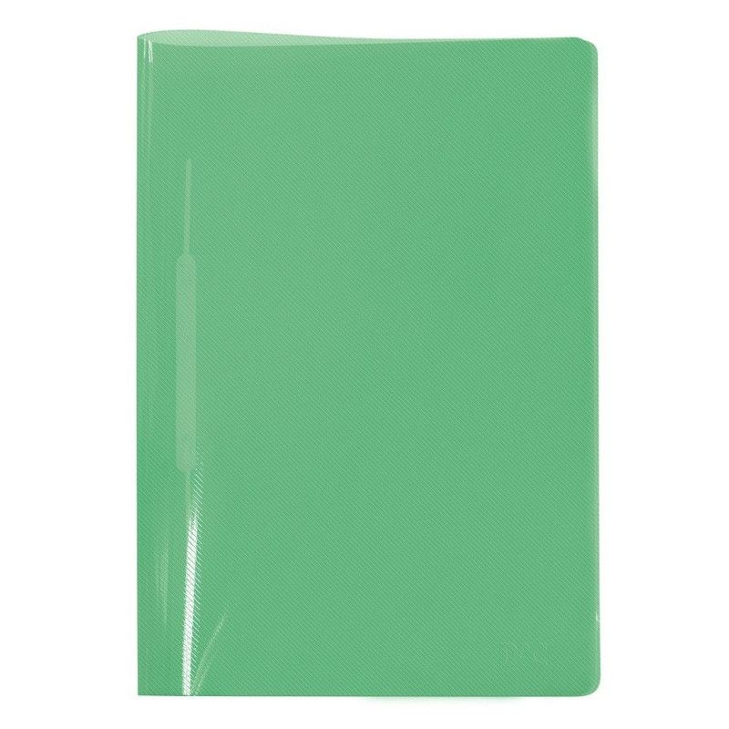 PASTA COM GRAMPO TRILHO PLASTICA VERDE DAC - REF. 606VD - CAIXA COM 10 UNIDADES