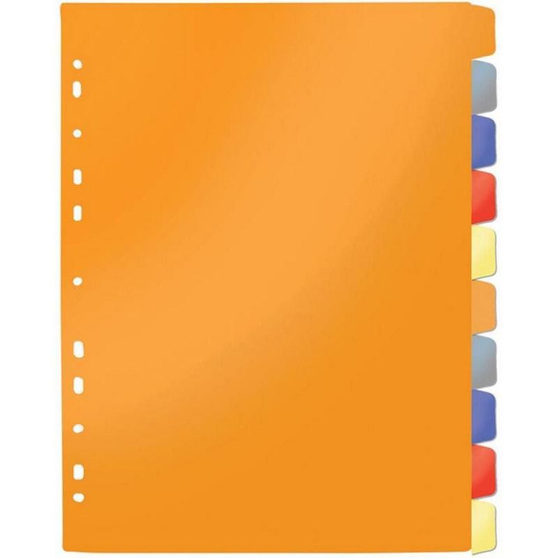 DIVISORIA PARA FICHARIO UNIVERSITARIO 10 DIVISOES COLORIDAS DAC - REF. 6922CL - 1 UNIDADE 