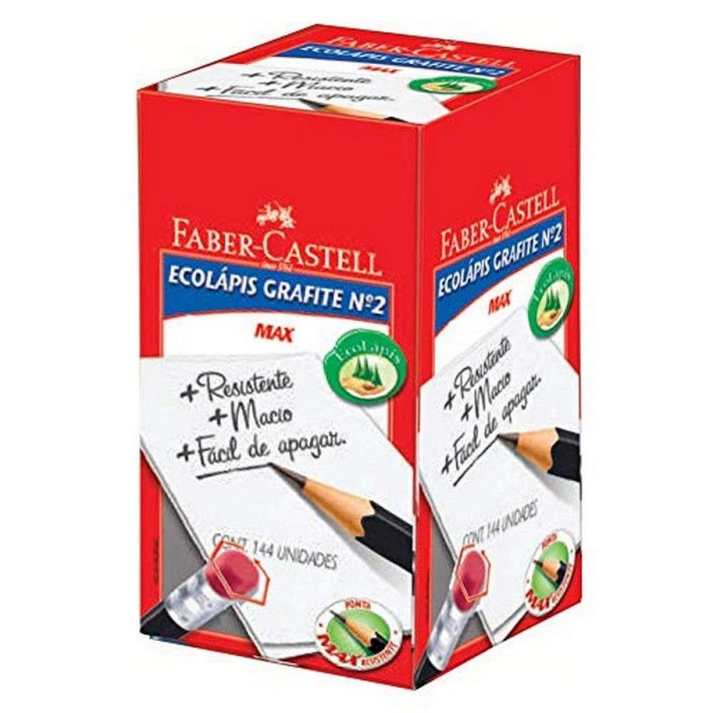 LAPIS PRETO N.2 MAX COM BORRACHA - REF. 1205SM/B - CAIXA COM 144 UNIDADES